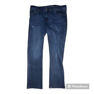 DL1961 size 30 distressed straight leg  jeans fall dark wash streetwear